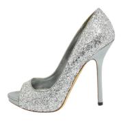 Pre-owned Leather heels Miu Miu Pre-owned , Gray , Dames