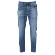 Brighton Broek Dondup , Blue , Heren