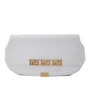 Pre-owned Leather clutches Versace Pre-owned , White , Dames