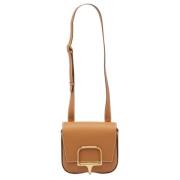 Pre-owned Leather crossbody-bags Hermès Vintage , Brown , Dames