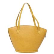 Pre-owned Leather louis-vuitton-bags Louis Vuitton Vintage , Yellow , ...