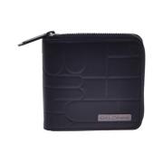 Portemonnee met rits en monogram Baldinini , Black , Heren