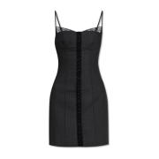 Jurk met bandjes Misbhv , Black , Dames