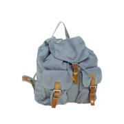 Pre-owned Nylon backpacks Prada Vintage , Blue , Dames