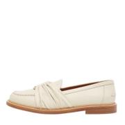 Pre-owned Leather flats Chloé Pre-owned , Beige , Dames