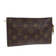 Pre-owned Canvas pouches Louis Vuitton Vintage , Brown , Dames