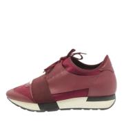 Pre-owned Fabric sneakers Balenciaga Vintage , Red , Dames