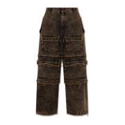 Wijde jeans Misbhv , Brown , Heren