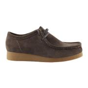 Stijlvolle donkerbruine suède schoenen Clarks , Brown , Heren