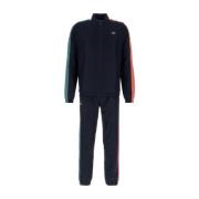 Stijlvol Navy Blue Polyester Tracksuit Lacoste , Blue , Heren