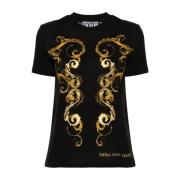 Zwarte T-shirts & Polo's voor vrouwen Versace Jeans Couture , Black , ...