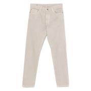 Katoenen jeans met zij- en achterzakken Ermenegildo Zegna , Beige , He...