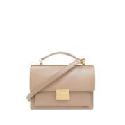 Beige Venezia Tas met Gouden Details Golden Goose , Beige , Dames