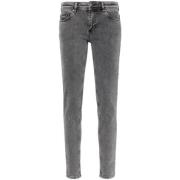 Zwarte Jeans voor Vrouwen Aw24 Versace Jeans Couture , Gray , Dames