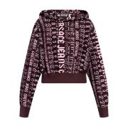 Paarse Sweater Damesmode Versace Jeans Couture , Purple , Dames