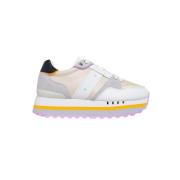 Casual Sneakers voor Dagelijks Gebruik Blauer , White , Dames