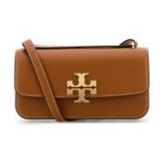 Omkeerbare schoudertas in Eleanor-stijl Tory Burch , Brown , Dames