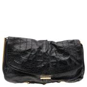 Pre-owned Leather shoulder-bags Jimmy Choo Pre-owned , Black , Dames