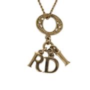 Pre-owned Metal dior-jewelry Dior Vintage , Yellow , Dames