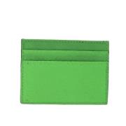 Pre-owned Leather wallets Burberry Vintage , Green , Dames