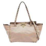 Pre-owned Leather handbags Valentino Vintage , Pink , Dames