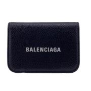 Pre-owned Leather wallets Balenciaga Vintage , Black , Dames