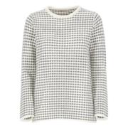 Kasjmierwol Sweater, Ronde Hals, Lange Mouwen Kangra , Gray , Dames