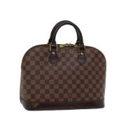 Pre-owned Canvas handbags Louis Vuitton Vintage , Brown , Dames