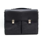 Pre-owned Leather handbags Dunhill Pre-owned , Black , Heren