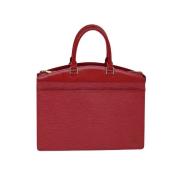 Pre-owned Leather handbags Louis Vuitton Vintage , Red , Dames