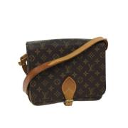 Pre-owned Canvas louis-vuitton-bags Louis Vuitton Vintage , Brown , Da...