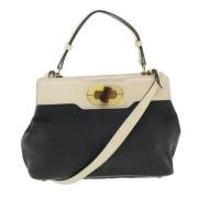 Pre-owned Canvas shoulder-bags Bvlgari Vintage , Black , Dames