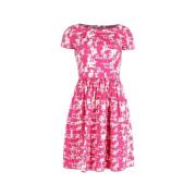 Pre-owned Cotton dresses Oscar De La Renta Pre-owned , Pink , Dames