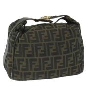 Pre-owned Canvas fendi-bags Fendi Vintage , Black , Dames