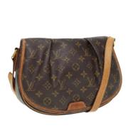 Pre-owned Canvas shoulder-bags Louis Vuitton Vintage , Brown , Dames