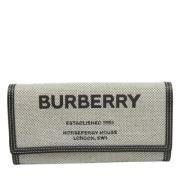 Pre-owned Leather wallets Burberry Vintage , White , Dames