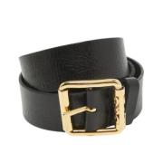 Pre-owned Leather belts Dolce & Gabbana Pre-owned , Black , Dames