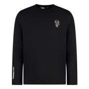 Lange mouwen T-shirt Karl Lagerfeld , Black , Heren