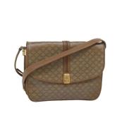 Pre-owned Canvas celine-bags Celine Vintage , Beige , Dames