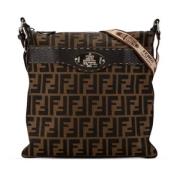 Pre-owned Leather fendi-bags Fendi Vintage , Brown , Dames