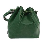 Pre-owned Leather louis-vuitton-bags Louis Vuitton Vintage , Green , D...