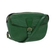 Pre-owned Leather louis-vuitton-bags Louis Vuitton Vintage , Green , D...