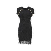 Pre-owned Fabric dresses Balmain Pre-owned , Black , Dames