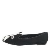 Pre-owned Leather flats Marc Jacobs Pre-owned , Black , Dames