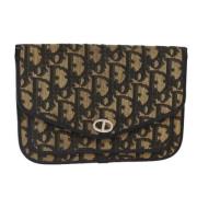 Pre-owned Canvas pouches Dior Vintage , Black , Dames