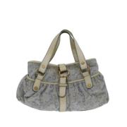 Pre-owned Canvas handbags Celine Vintage , Gray , Dames