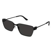 Stijlvolle zonnebril Zwart Bb0374Sk Balenciaga , Black , Unisex