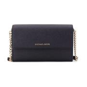 Zwarte schoudertas met dubbele compartimenten Michael Kors , Black , D...