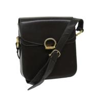 Pre-owned Leather celine-bags Celine Vintage , Black , Dames