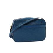 Pre-owned Leather louis-vuitton-bags Louis Vuitton Vintage , Blue , Da...